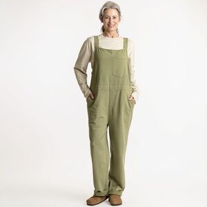 Maggie’s Organics Unisex Cotton Fleece Overalls size Small